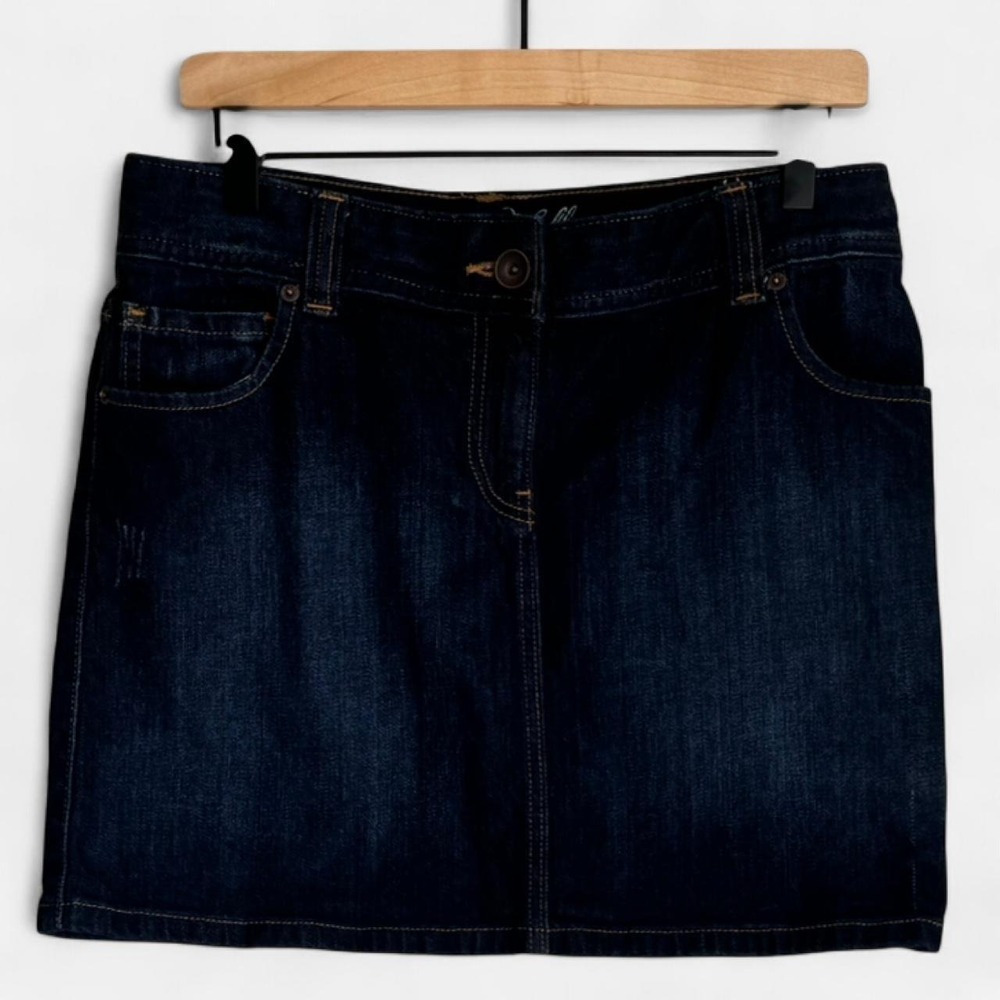 🧷 VINTAGE TOMMY HILFIGER INDIGO DENIM MINI SKIRT 🧷